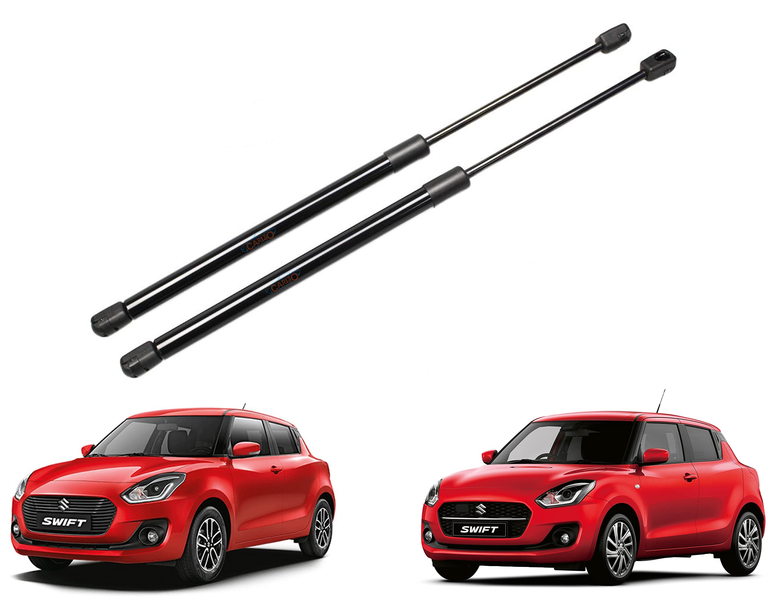 Super Lift Rear Boot (Dicky/Diggi) Struts/Shocker/Gas Spring (Set of 2) for Maruti Suzuki Swift (Type-5) 2018-2021