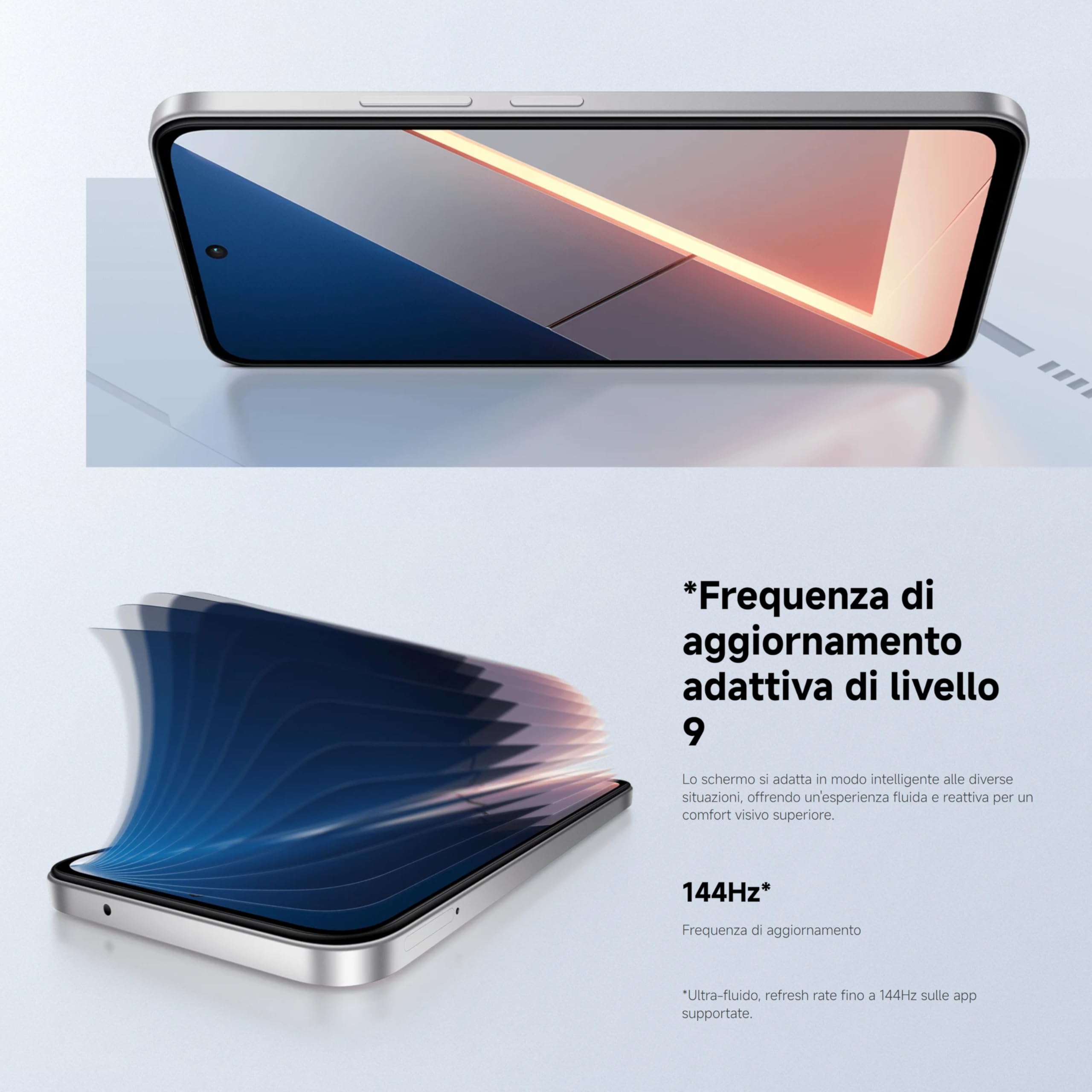 POCO M7, Smartphone 6+128GB, Argento, Display FHD+ da 6,9" 144Hz | Snapdragon 685, Doppia fotocamera AI da 50MP, Batteria da 7000mAh, Garanzia di 2 anni