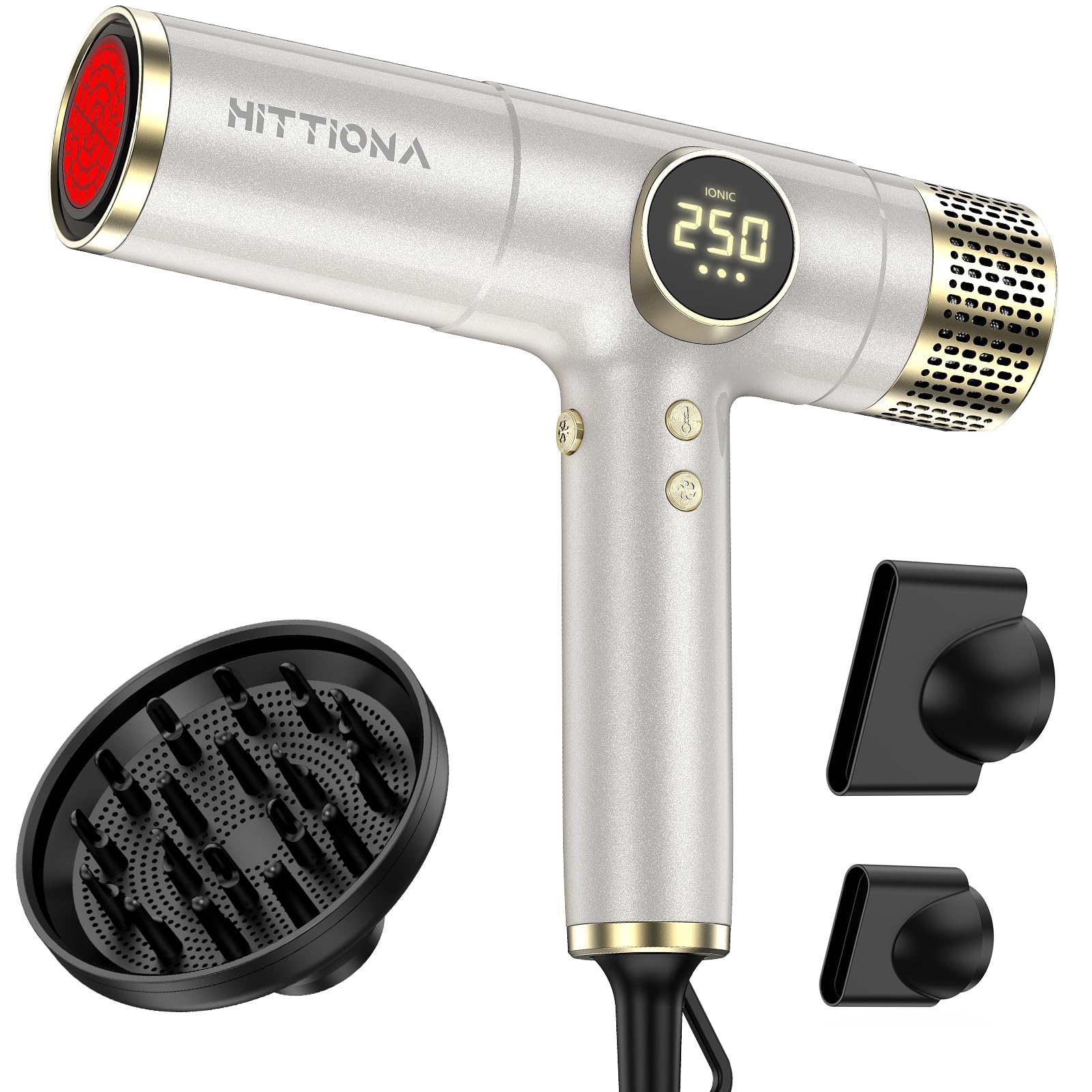 Amazon.com: HITTIONA Infrared Ionic Hair Dryer with Diffuser