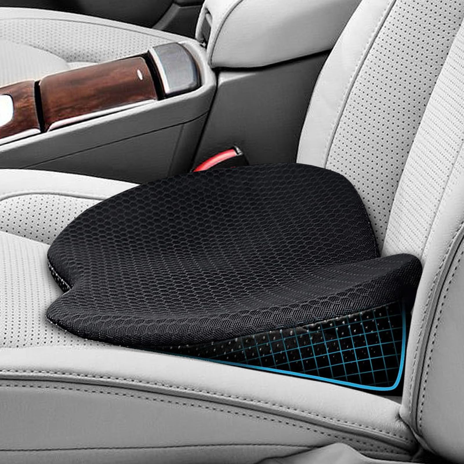 Coussin biseauté en mousse à mémoire de forme ergonomique pour la posture