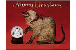 LANG "Snowy Wonder" Boxed Christmas Cards with Glitter