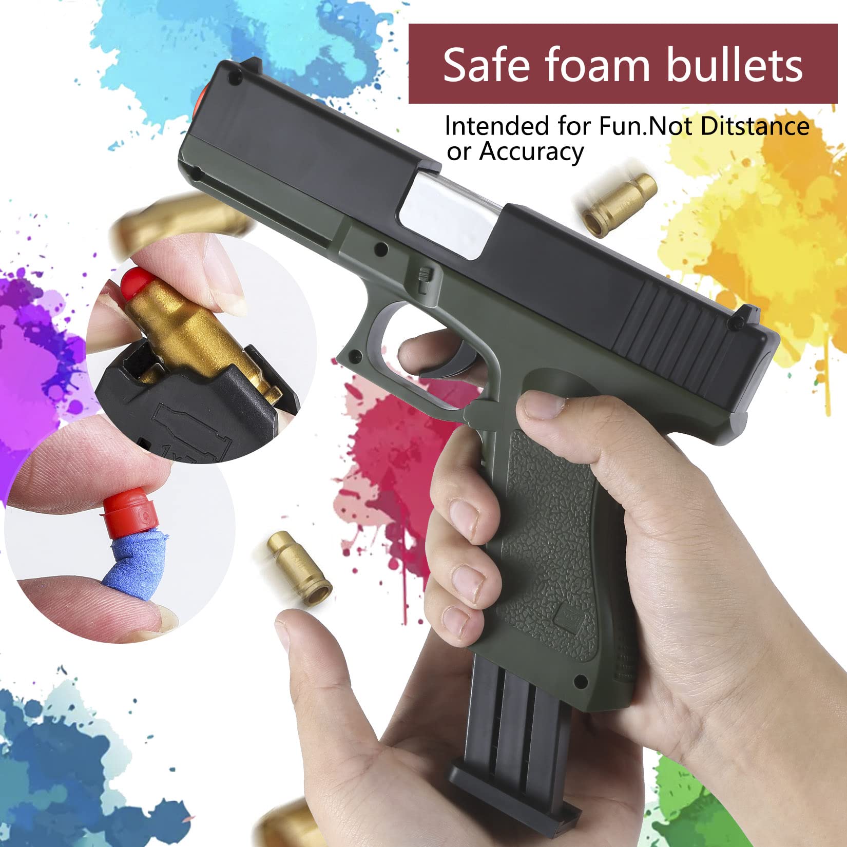 Soft Bullet Toy Gun, Will Not Hurt The Human Body Safety Soft Bullet