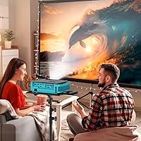 Vista 8 de Soporte para proyector con ruedas, trípode para laptop de 29 a 69 pulgadas con bandeja para mouse, soportes de DJ de altura ajustable con soporte