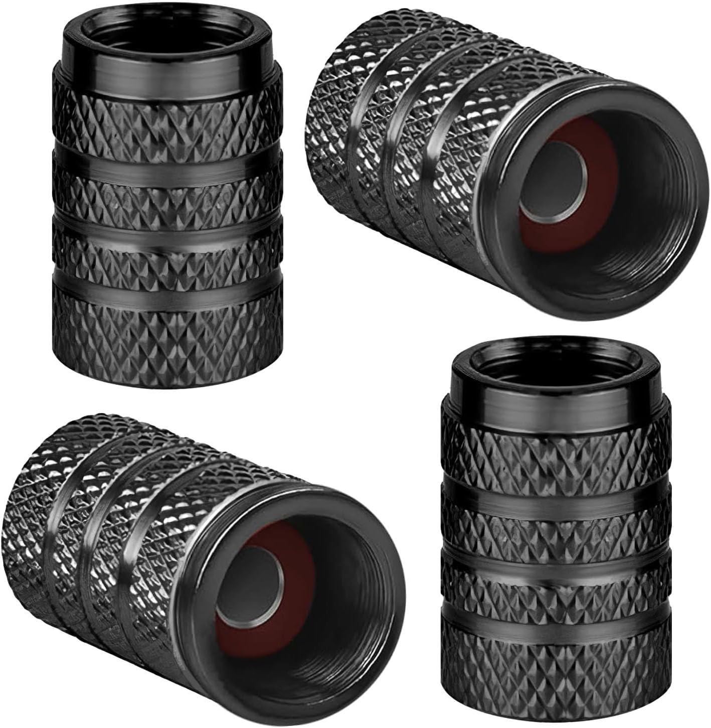 ZHAOYINFANG 4 Valve Stem Caps for Fiat Fiorino Qubo 2015-2016