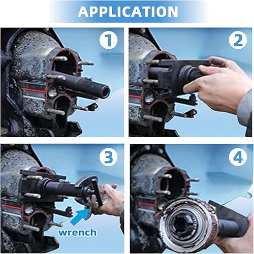 Miniatura 5 de BESTOOL - Extractor de rodamientos de cardán, instalador de rodamientos y herramientas de alineación del motor para Mercruiser Alpha 1, MR, Bravo,