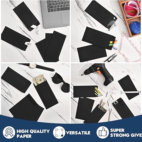 Vista 6 de Paquete de 100 sobres de efectivo para presupuesto, 6.7 x 3.5 pulgadas, paquete grande de sobres de dinero autoadhesivos para dinero en efectivo