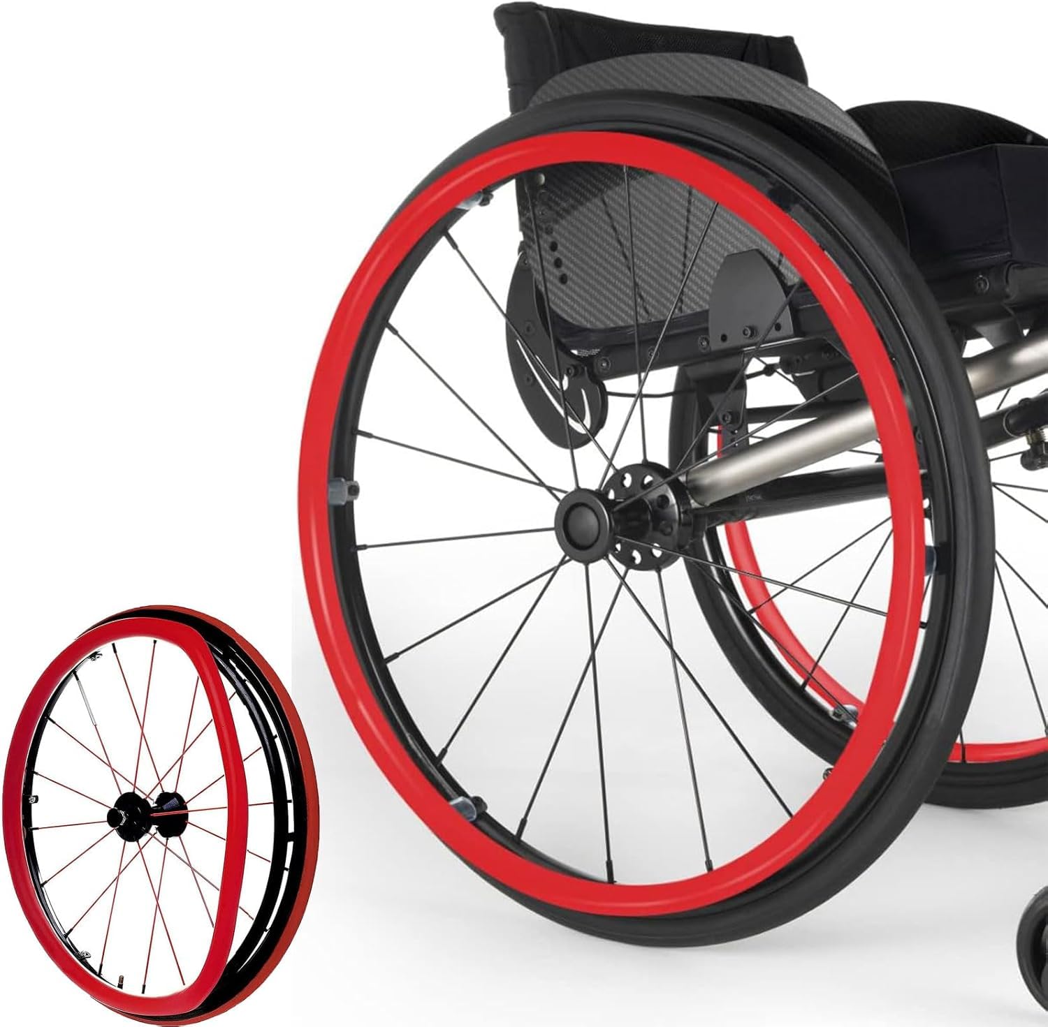 Funda de silicona para silla de ruedas, agarre antideslizante para mayor seguridad y comodidad, accesorio esencial