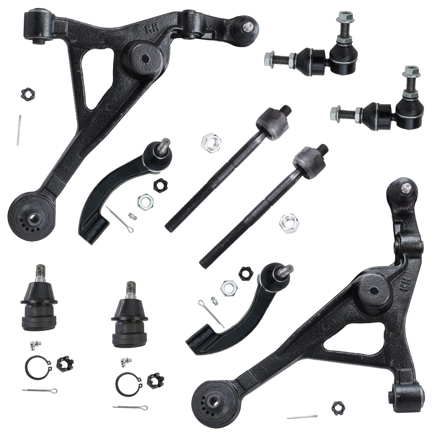 Detroit Axle - 10pc Front End Suspension Kit for 2001-2006 Chrysler Sebring
