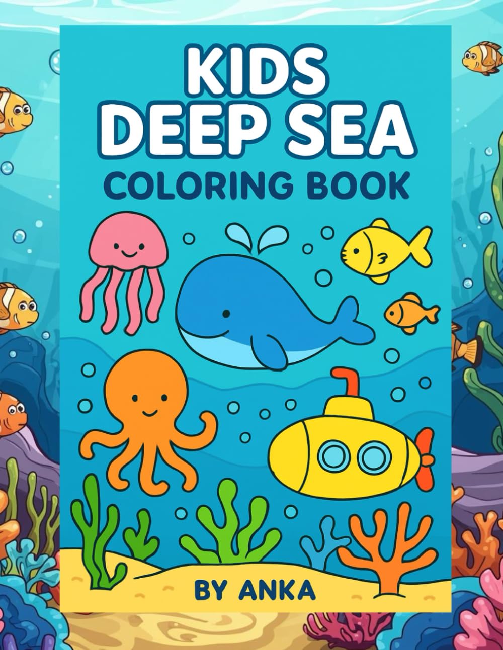 Kids Deep Sea Coloring Book