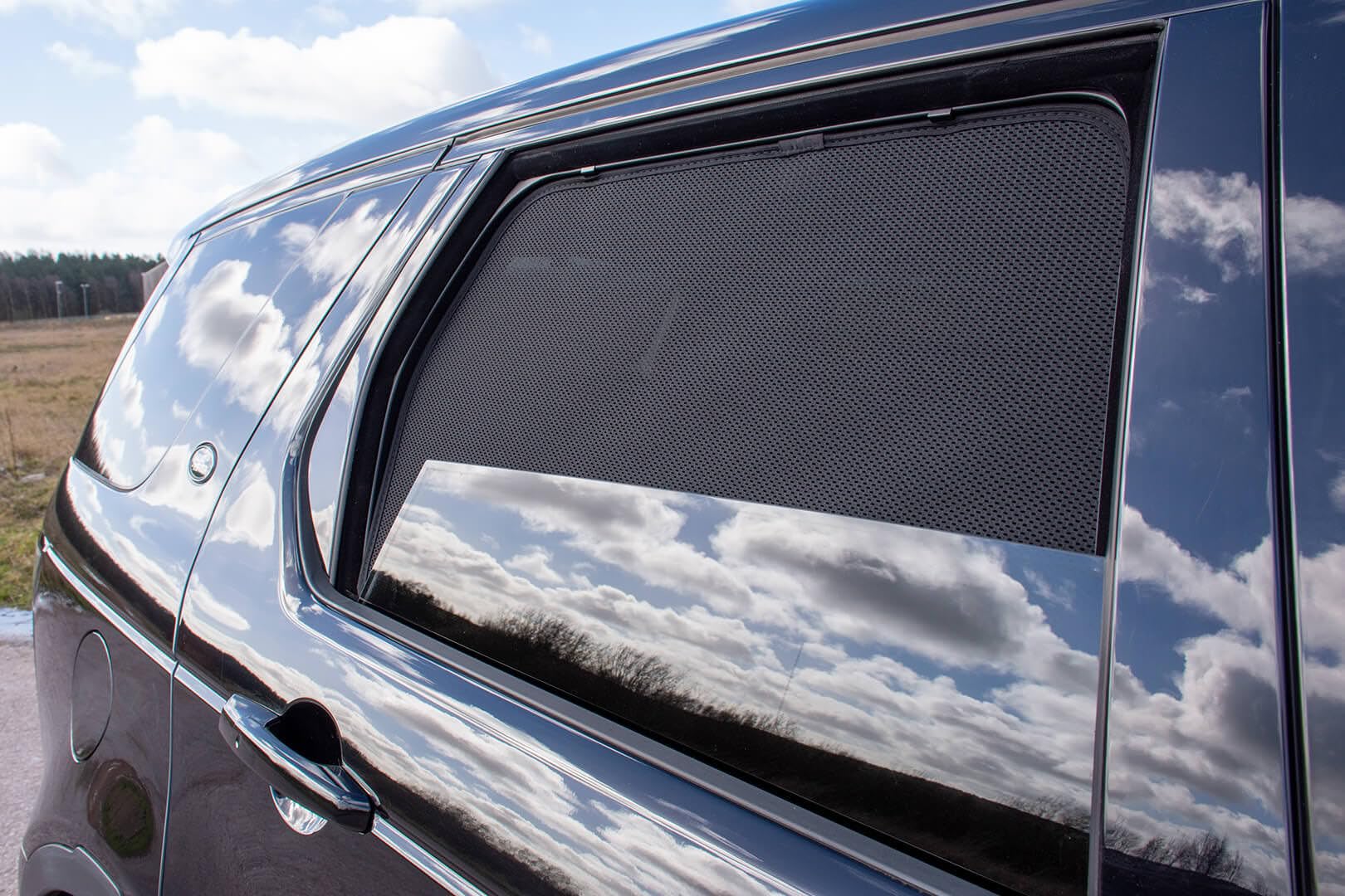 Set de Car Shades (portes arrières) compatible avec Land Rover Discovery Sport 5 portes 2015-2019 (2-pièces) Pare-soleil sur mesure pour voiture