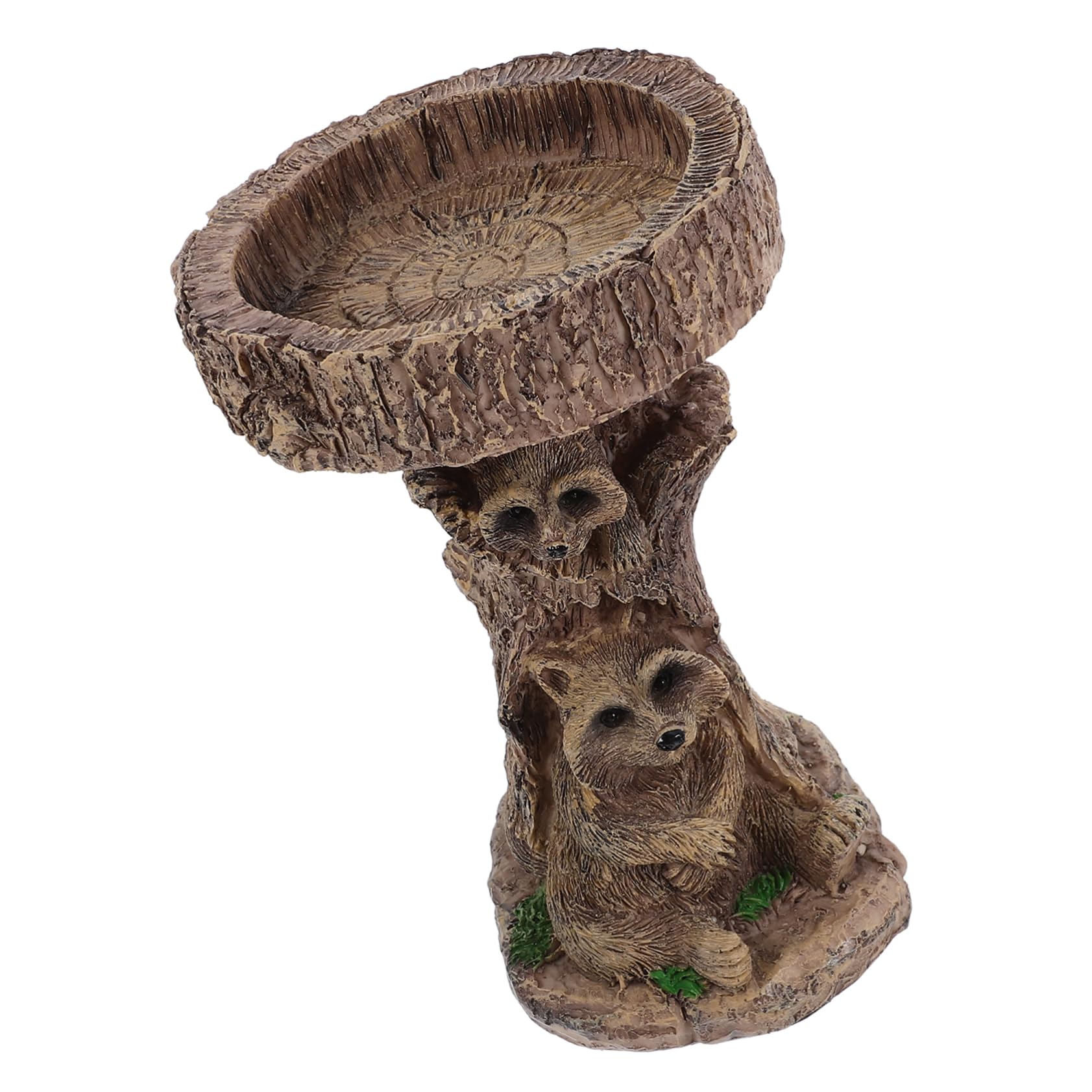 SUPVOX Bagni per Uccelli in Resina Decorazioni da Giardino Mangiatoie per Uccelli da Esterno da Giardino Accessori per Laghetti