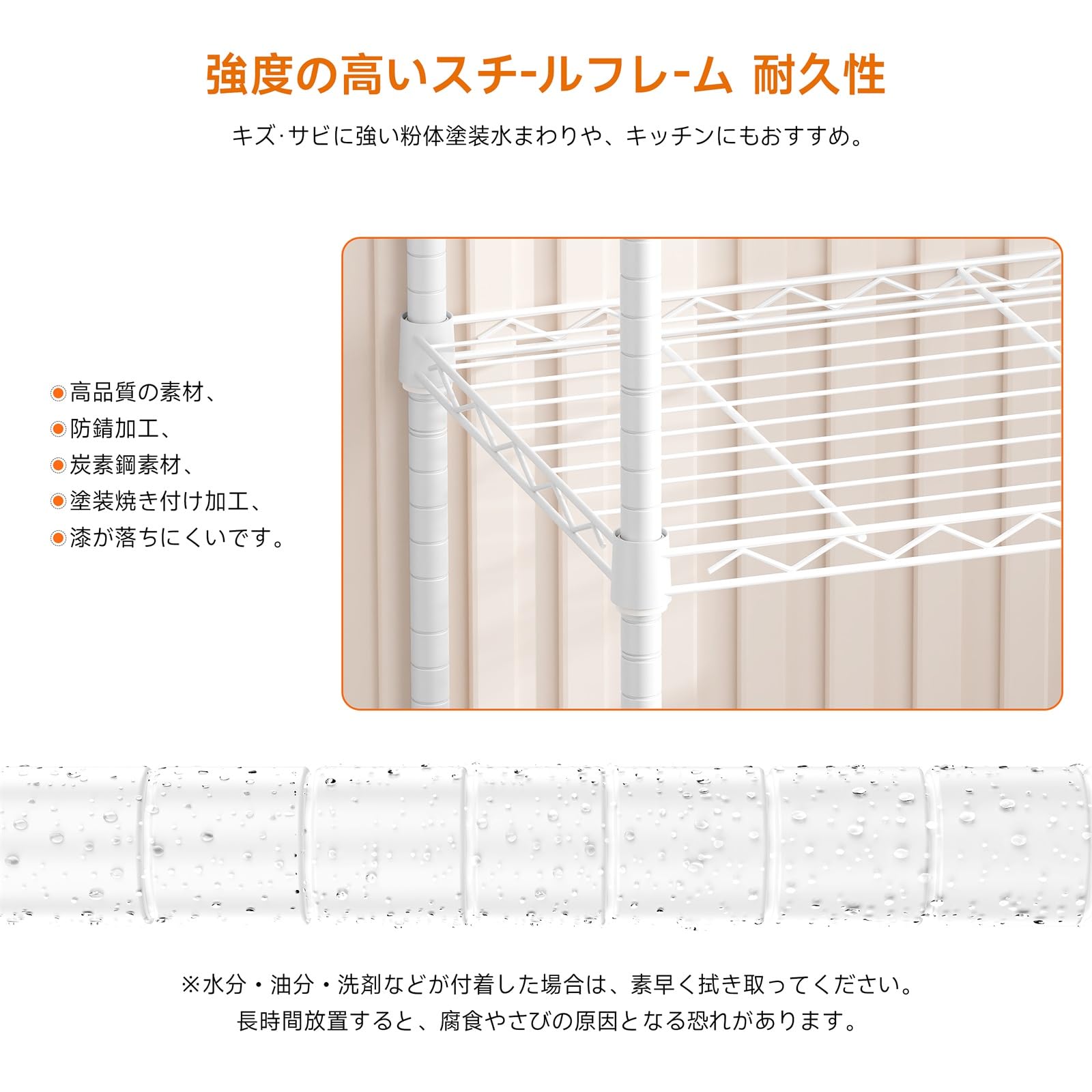 Amazon.co.jp: IZEUK スチールラック メタルラック【幅75×奥行30×高さ
