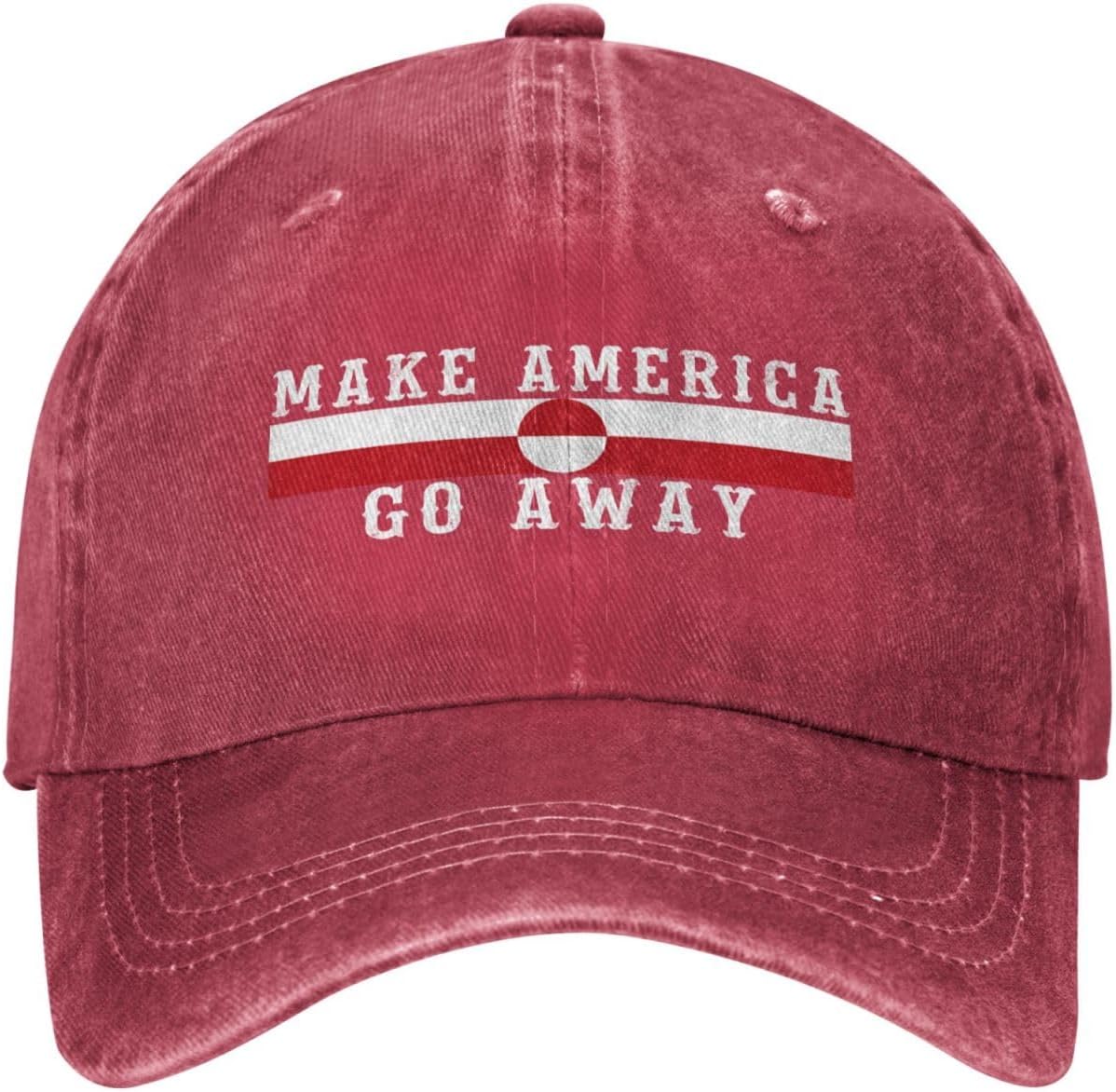 Make America Go Away Hat for Men Greenlanders Greenland Hats for Men