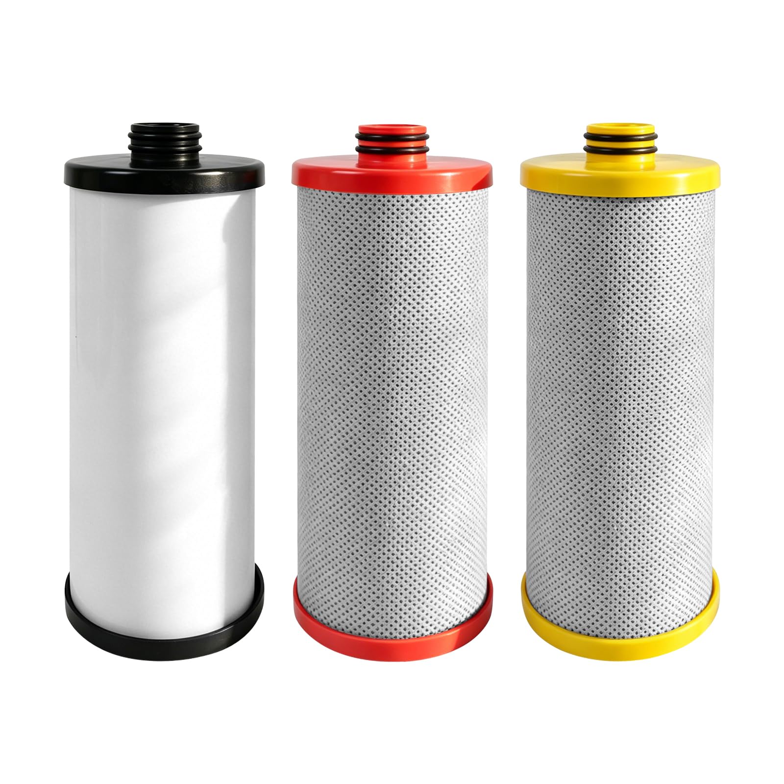Photo 1 of BlanKade 3-Stage Water Filter Replacement Set for Aquasana® AQ-5300R, Compatible with Aquasana® AQ-6300, AQ-C3-R, PP Cotton and Activated Carbon, 600 Gallons, 3 Counts