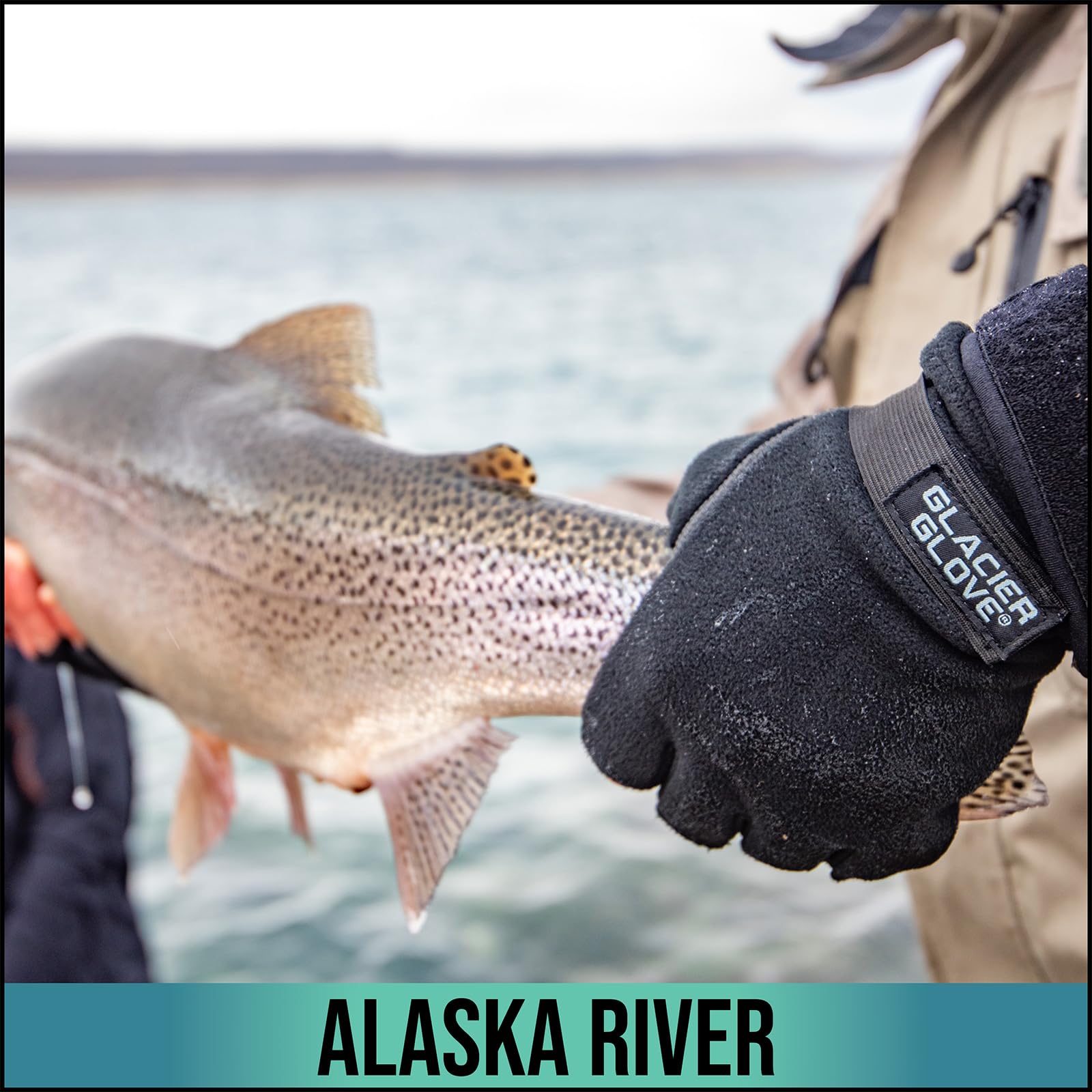 Glacier Glove Alaska River - Guantes de pesca unisex sin dedos, ligeros, transpirables, antideslizantes, con puños elásticos, para exteriores, pesca con mosca, remo, senderismo