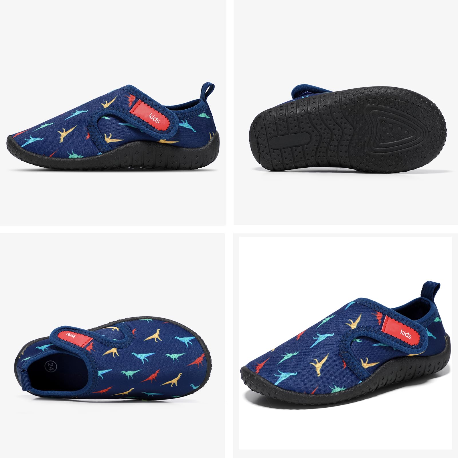 STQ KIDS Scarpine Bambino Granchi Bambino Leggero Scarpe da Acqua Flessibile Traspirante Asciugatura Rapida Calzini per Piscina EU20-28