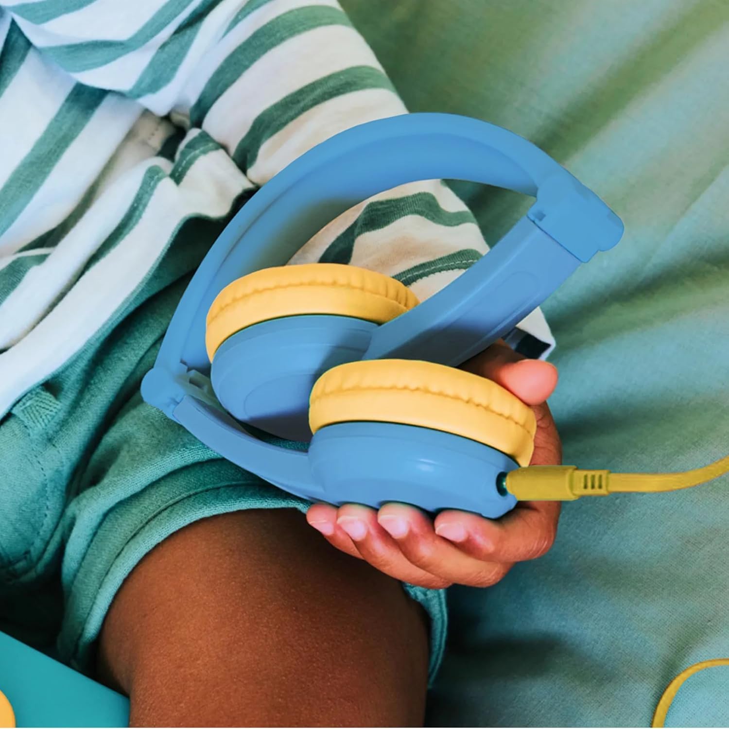 Lunii - La mia Fabbrica a Storie Edizione Limitata Ocean e Il Suo Casco Blu Abbinato - narratore per Bambini dai 3 agli 8 Anni - 13 Storie interattive Incluse 1:41 di ascolto - Storie Made in France