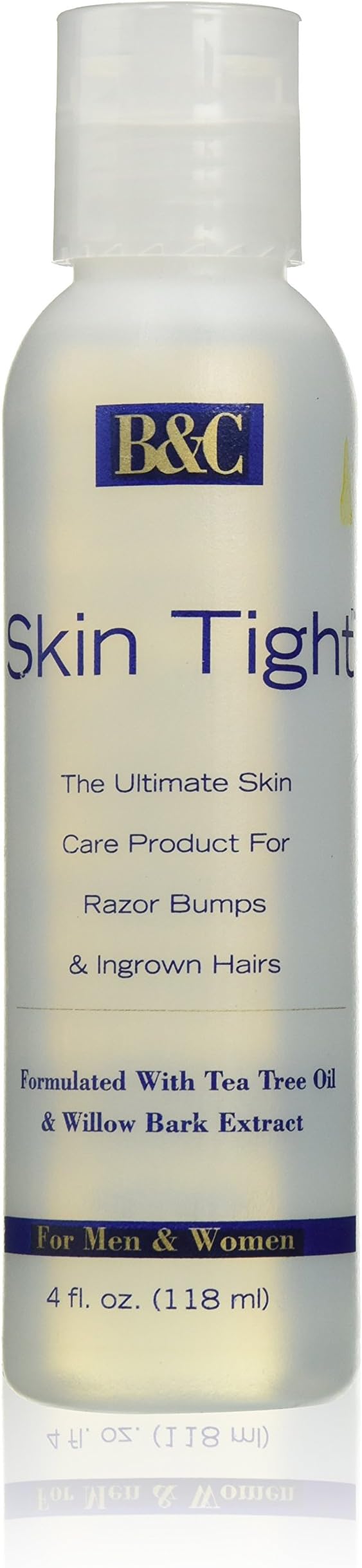 B&C 1001 Skin Tight Ointment Regular For Razor Bumps & Ingrown Hair, for Men & Women, 4 Ounce (118ml)