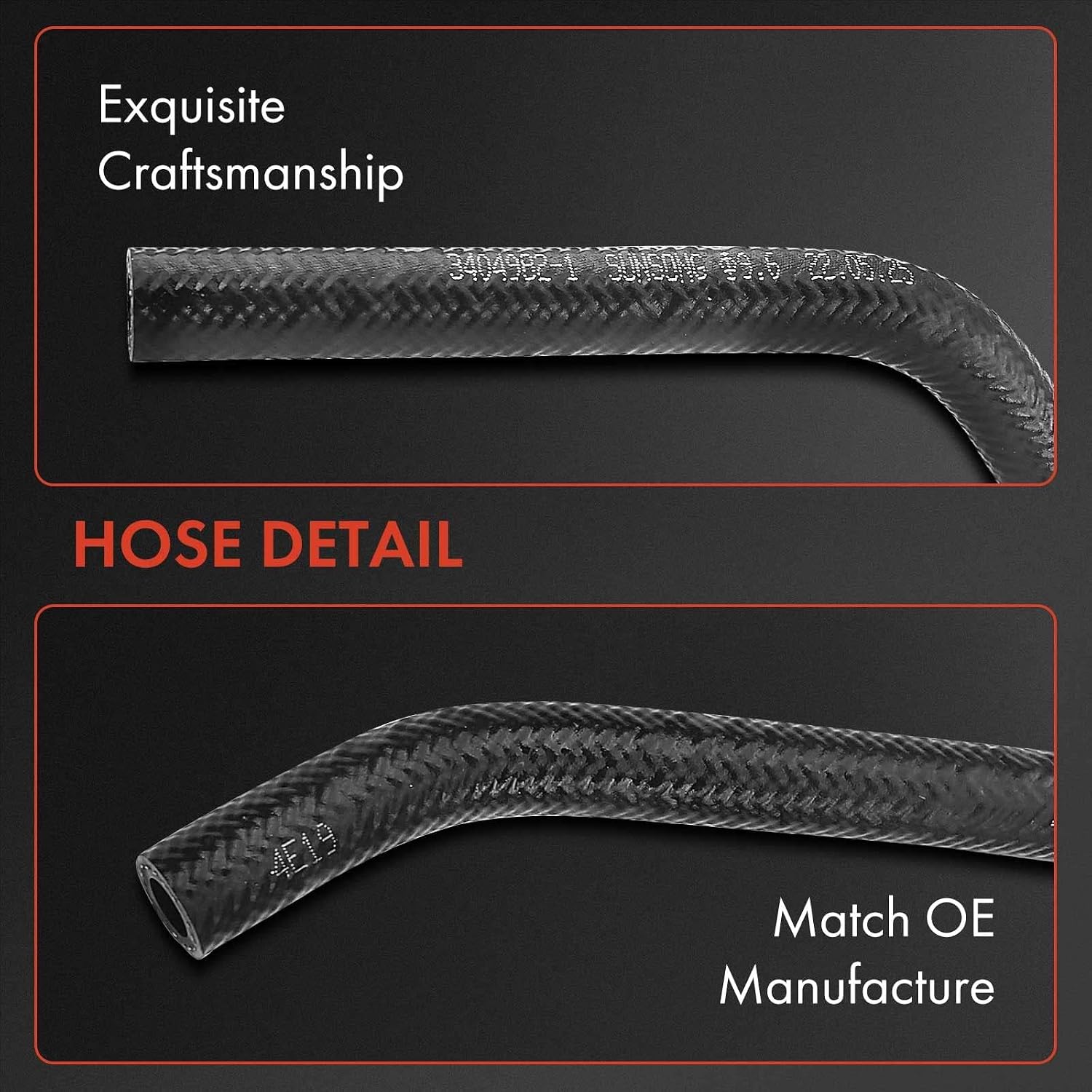 A-Premium Power Steering Return Line Hose Assembly Compatible with Acura RL 2005-2012 V6 3.5L 3.7L