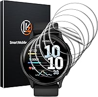 Vista 10 de LK 6 Pack para Garmin Venu 3s Protector de Pantalla 41mm - Protector de Pantalla de TPU Suave Auto-Reparable Anti-Arañazos para Garmin Venu 41mm
