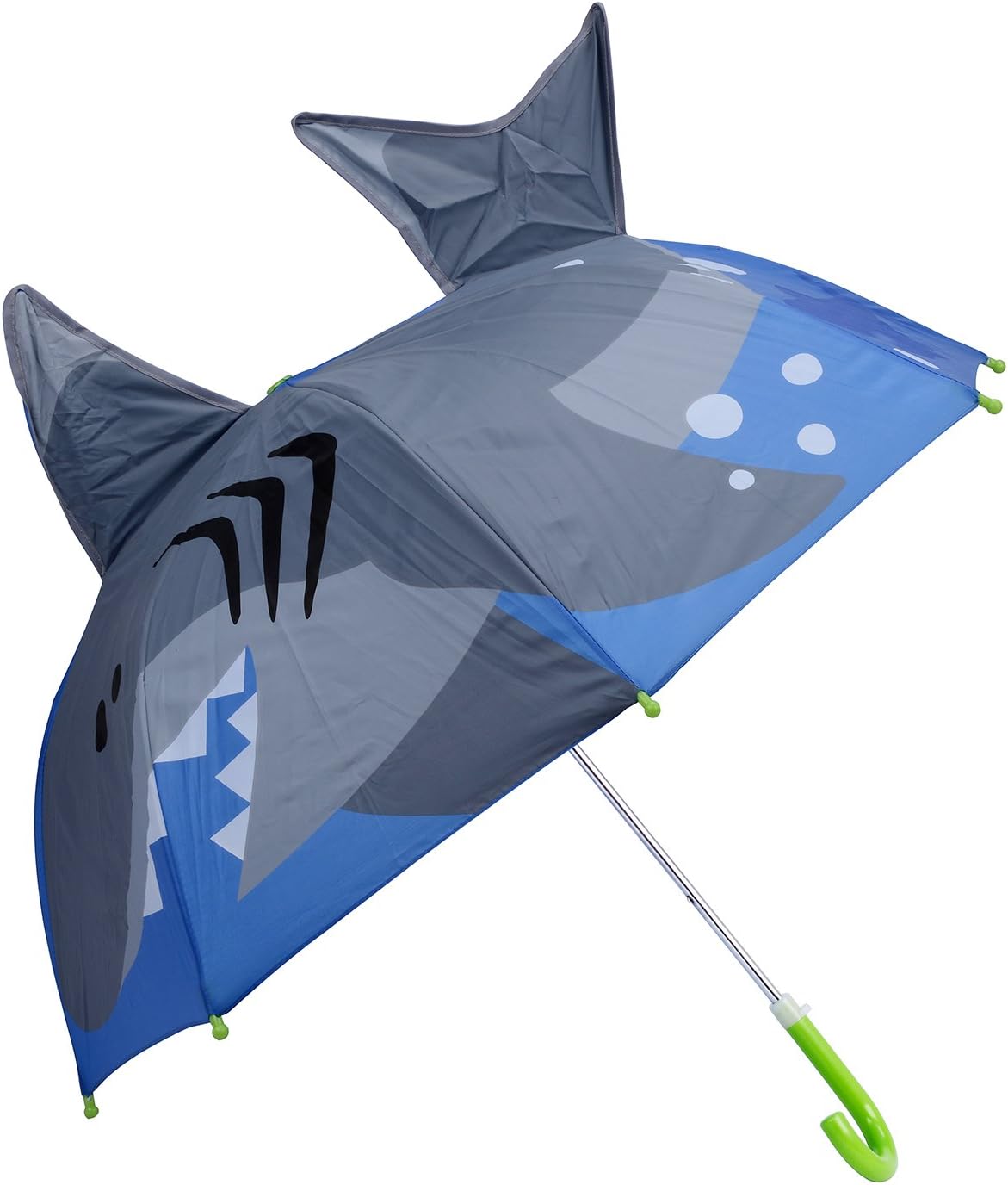 Kidorable Shark Grey Pop up Umbrella for Kid and Toddler with Safety Open and Close