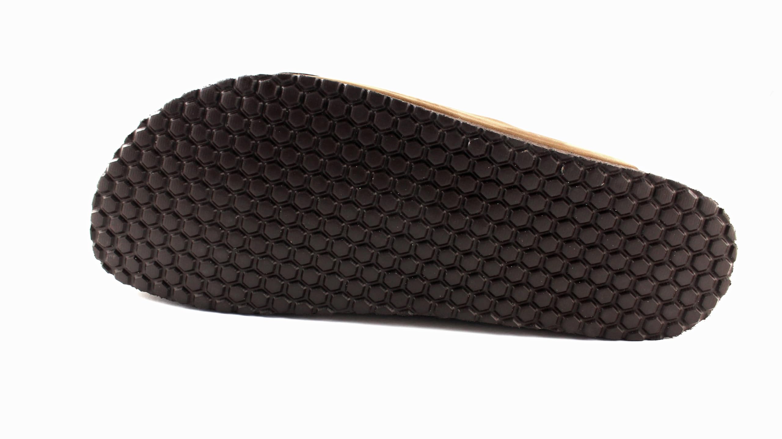 Casual Sandali da uomo in pelle nabuk con suola in sughero e suola in sughero, realizzati in Spagna, marrone, 47 EU