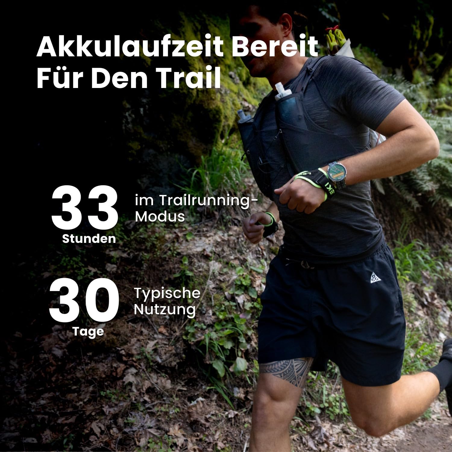 Amazfit Cheetah 2 Ultra 47mm GPS-Smartwatch, 1,5" AMOLED mit Saphirglas, Titangehäuse, 30 Tage Akkulaufzeit, Taschenlampe, 64GB, NFC, Offline-Karten, 5 ATM, 180+ Sportmodi & HYROX für Android & iPhone