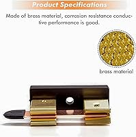 Vista 5 de Interruptor de desconexión de batería de poste lateral de 12 V/24 V, 250/750 amperios, aislador de hoja de cuchillo, corte de energía para automóvil