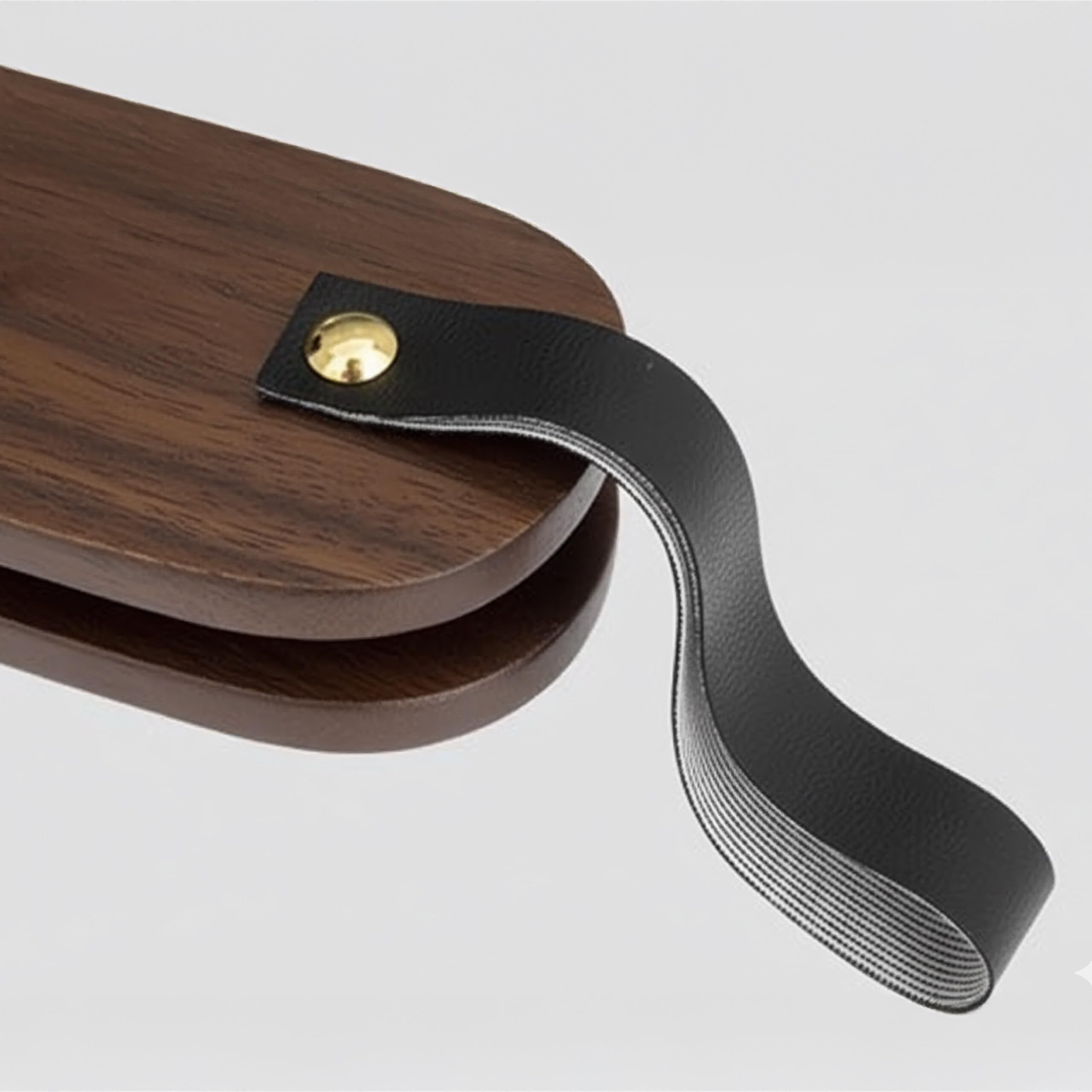 Relaxdays Soffietto, soffiatore d'Aria per Camino e Barbecue, Lunghezza: 40 cm, Design Rustico, Manuale, MDF, Marrone