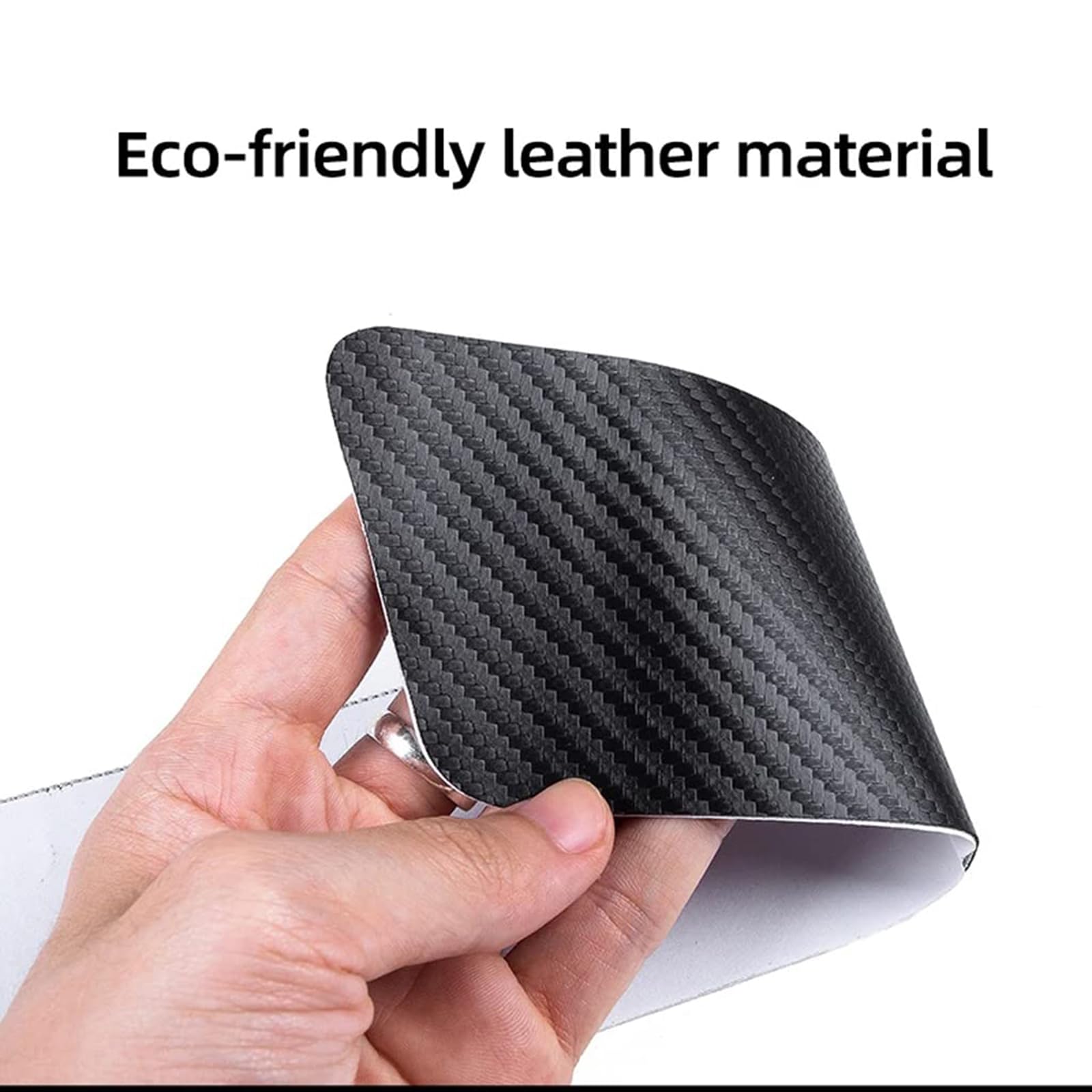 4 Pezzi Battitacco In Fibra Di Carbonio Per Nissan Qashqai J10-J12 - Adesivi Protettivi Anti-Graffio - Foto 2