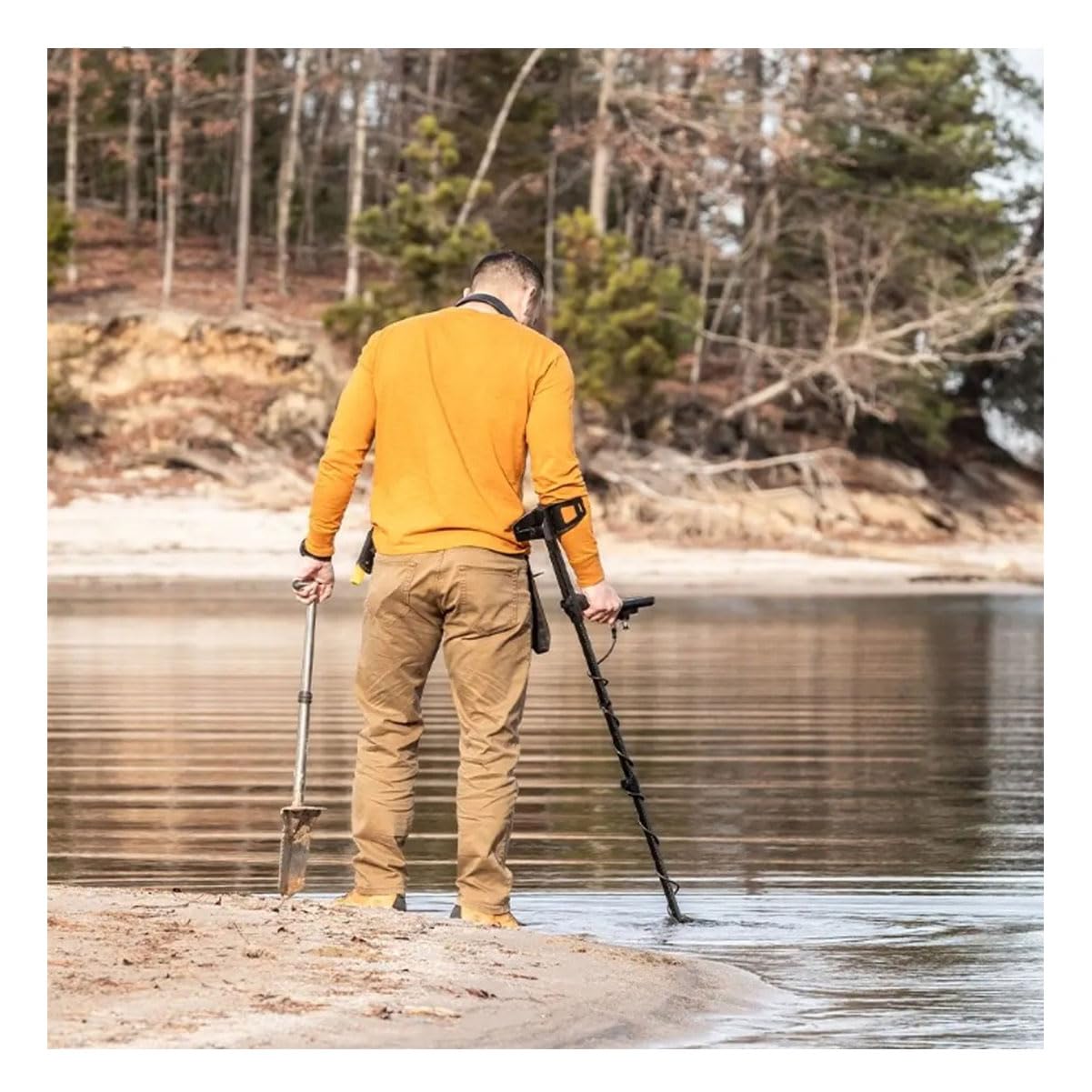 Nokta Triple Score PRO Pack Metal Detector per adulti, completamente impermeabile, ricaricabile, multifrequenza, facile da usare, con accessori e 4 modalità di ricerca