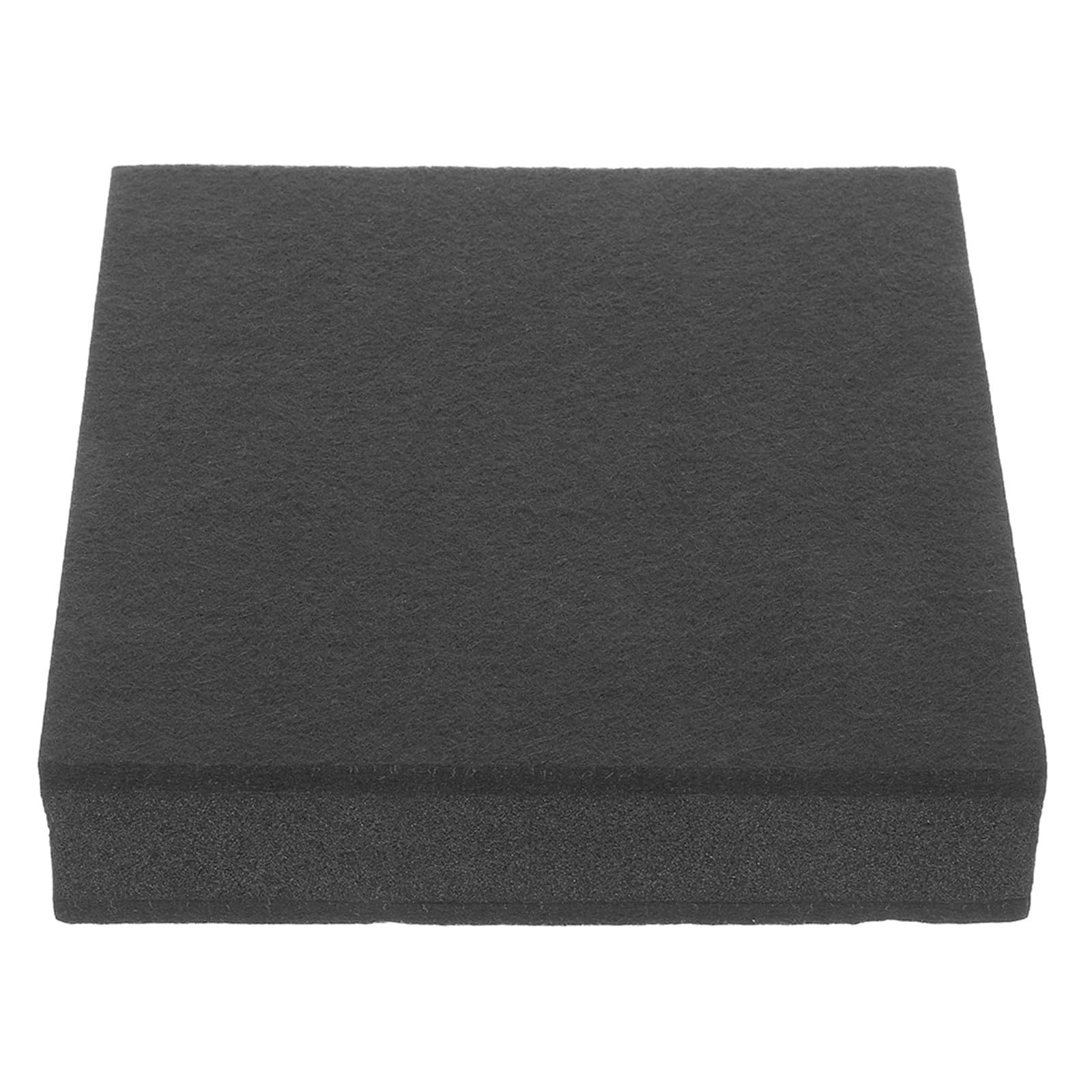 POPETPOP Anti Vibrations Unterlage für Studio Monitor und Subwoofer Schallschutzmatte aus Kunststoff und Gummi Rechteckige Dämpfungsmatte für Musikraum und Studio
