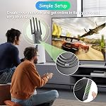 WiFi Booster WiFi Extendeur d'autonomie WiFi Prolonger le signal Internet Booster pour la couverture de la gamme de répéteurs sans fil à domicile jusqu'à 9998 Pieds carrés (Circle noir)