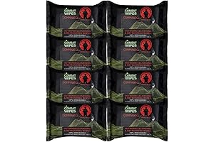 Black Unscented Camouflage Wipes for Active Cleansing
