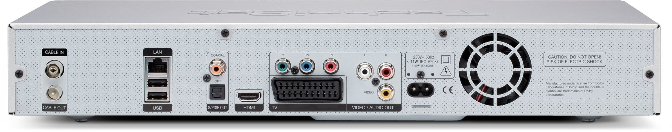 Technisat DigiCorder ISIO C digitaler HDTV TWIN-Kabelreceiver (500GB-Festplatte, Internet, DVR, CI+, UPnP, Ethernet) silber (nicht geeignet für den Empfang von Satelliten-Fernsehen)