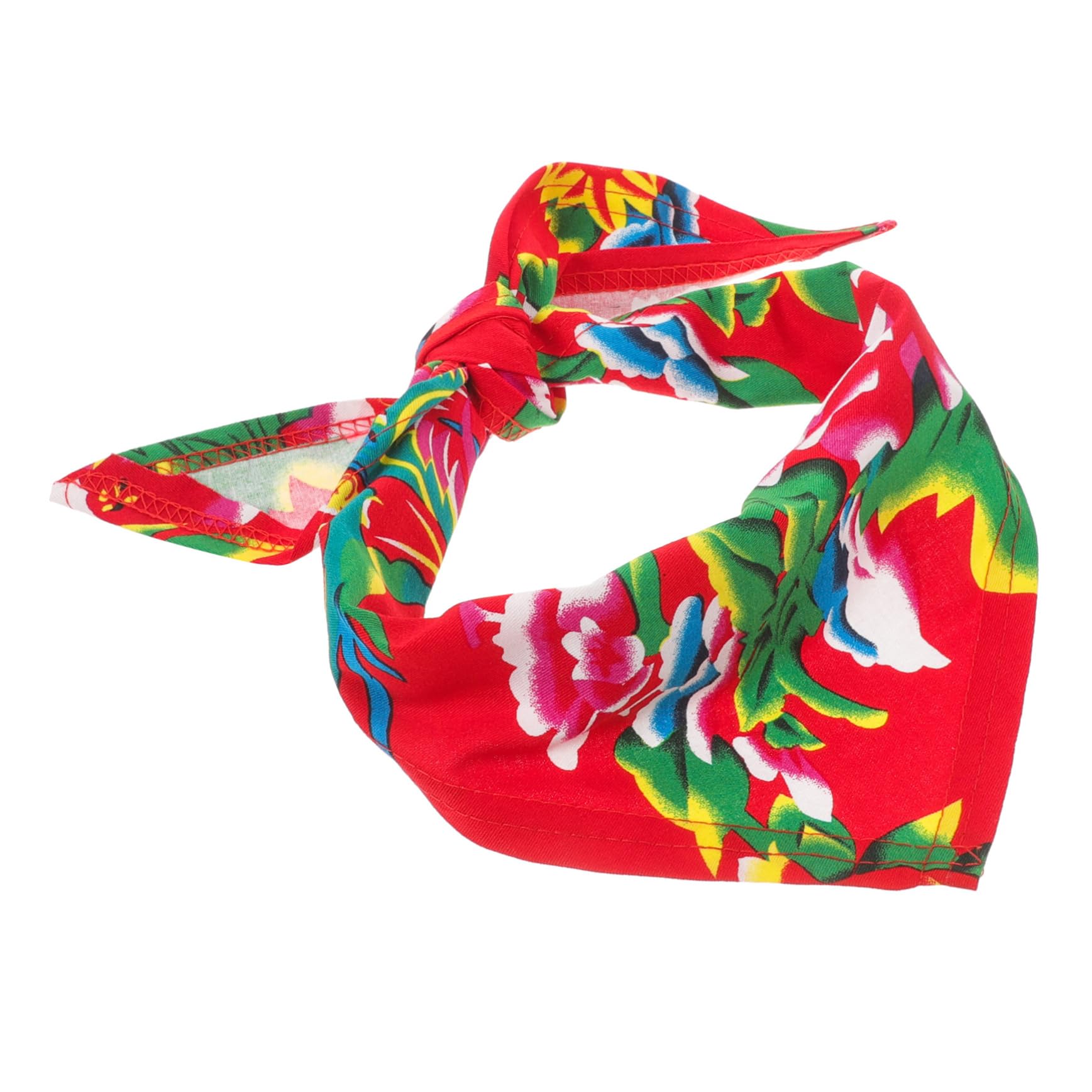 4 Pezzi Sciarpa Da Ciclismo All'Aperto Delicata Bandana Triangolo Bandana Per Gli Uomini Stampa Floreale Bandana Decorativa Bandana Sportiva Da Ciclismo Ragazze Bandana Di