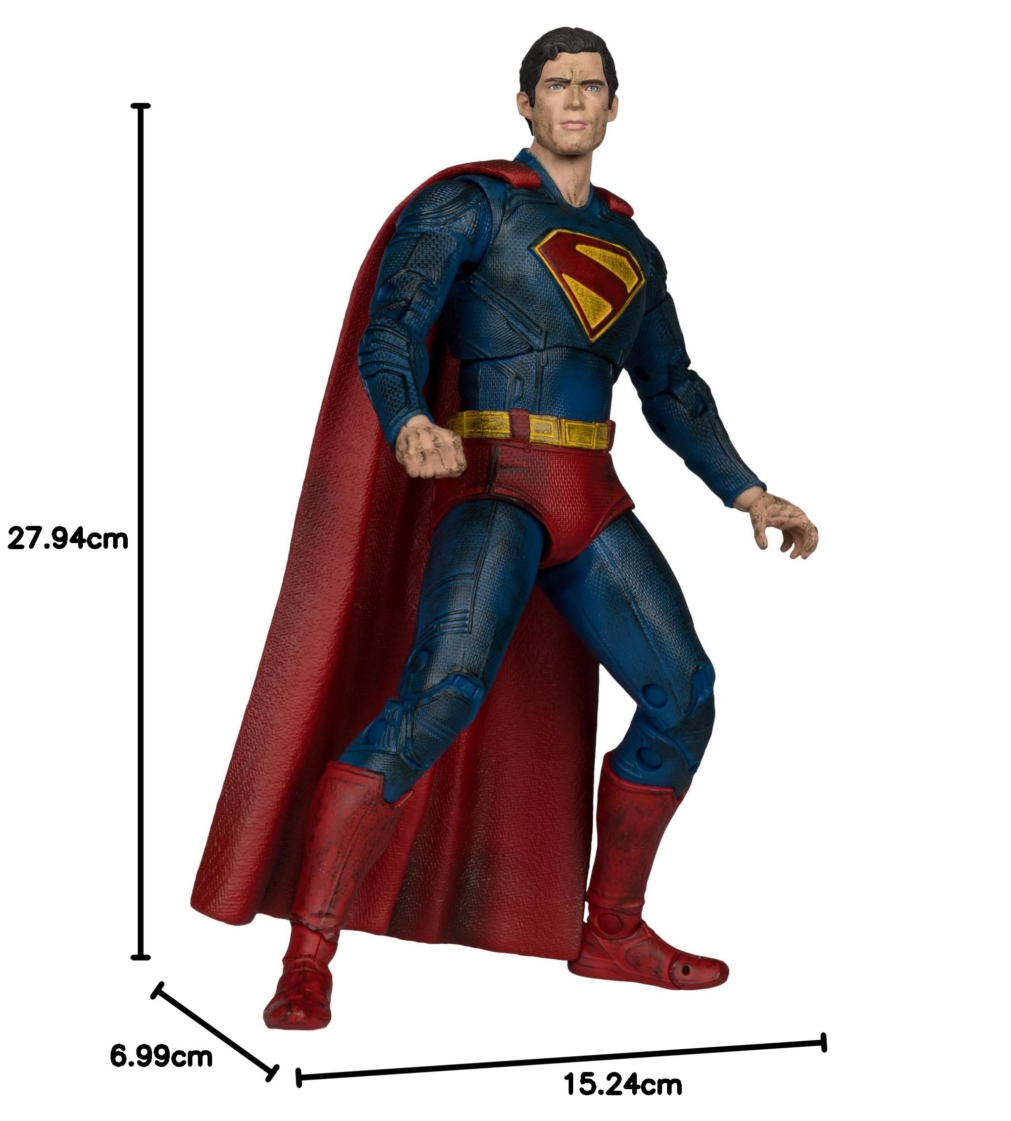 McFarlane Toys Superman (2025) DC Multiverse - Figura de acción de Superman (Battle Damaged) (Gold Label), 18 cm