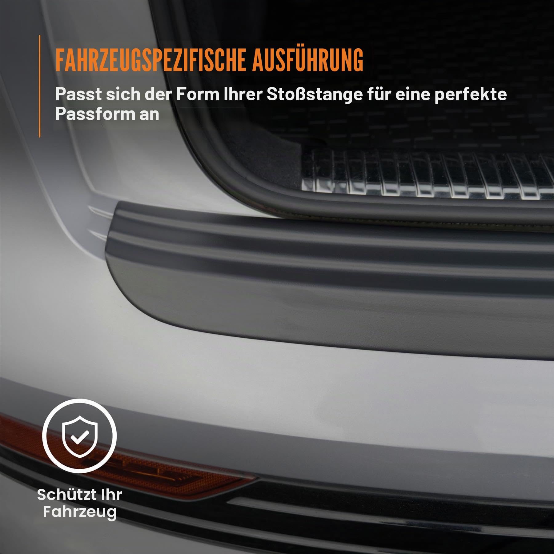 Travall Ladekantenschutz Kofferraum für Volvo XC60 (2017-) Selbstklebend Kratzschutz 100% Perfekte Passform Stoßstangenschutz, Einfache Montage Schwarzer ABS-Kunststoff für den Kofferraum Ladekant
