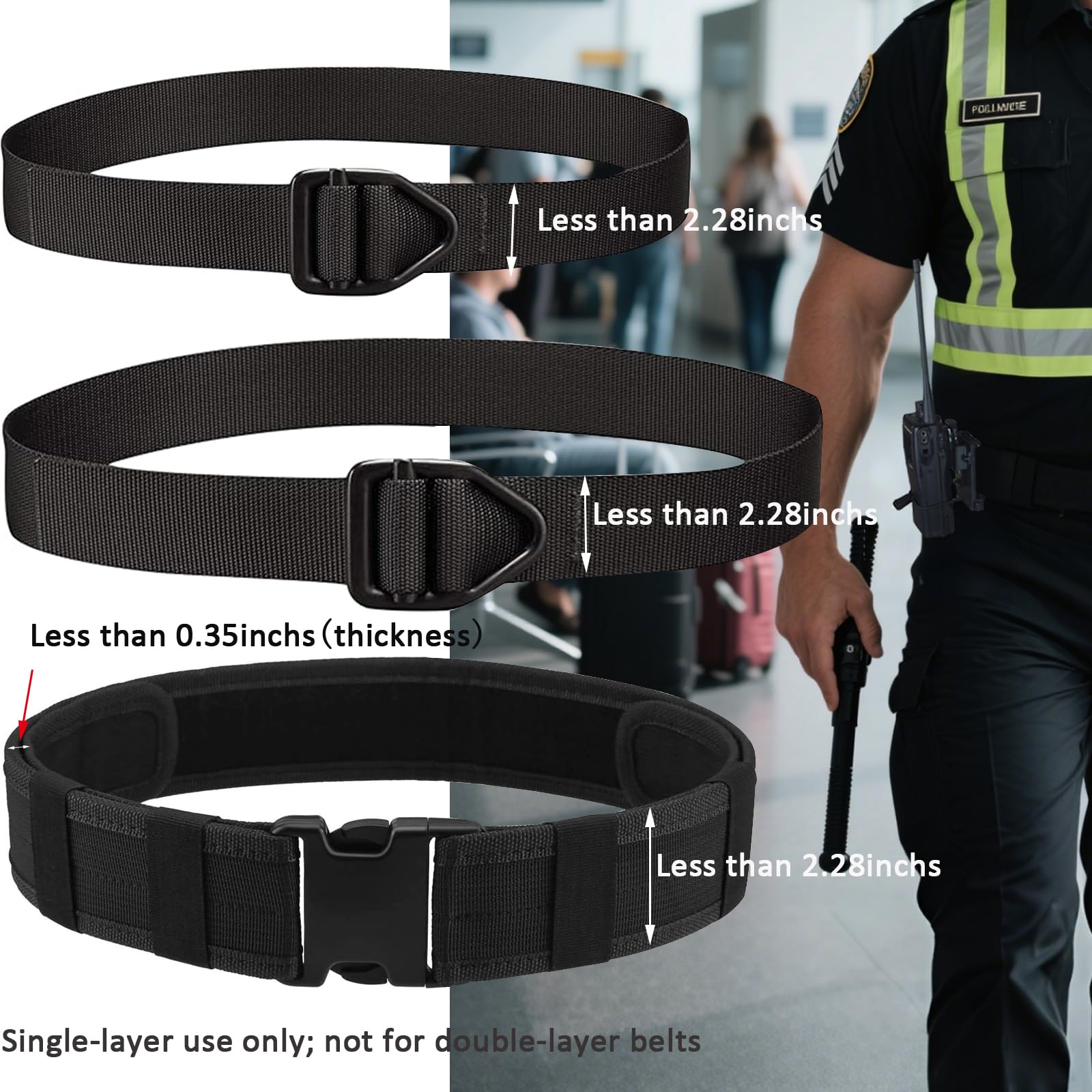 Amazon.com: HYS 2-Way Radio Holder with Belt Clip, Heavy-Duty