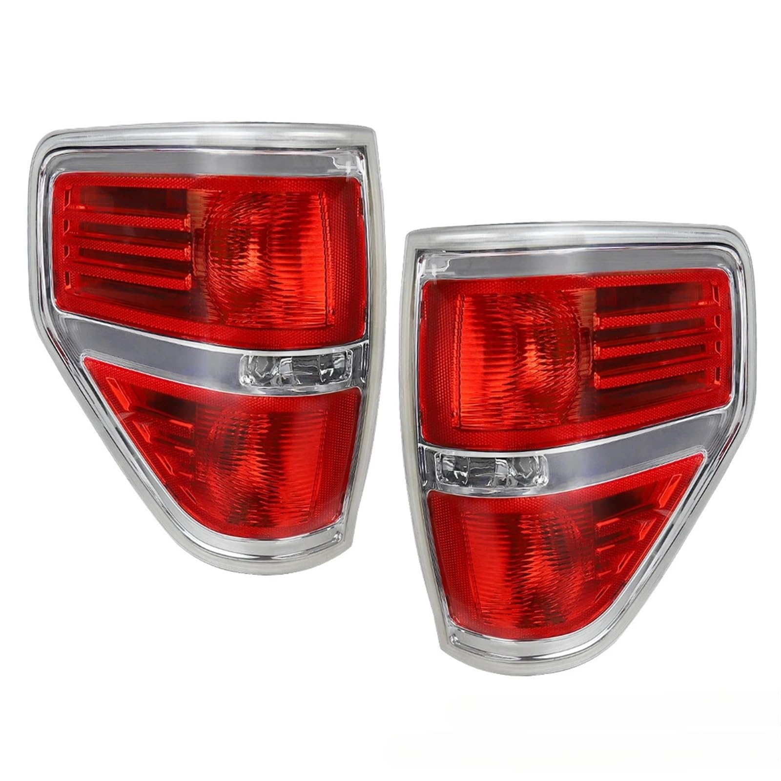 Lampa tylna zespolona Pasuje do samochodów dostawczych Ford F-150 z lat 2009-2014. Zestaw tylnych świateł hamowania.(1 Pair Black)