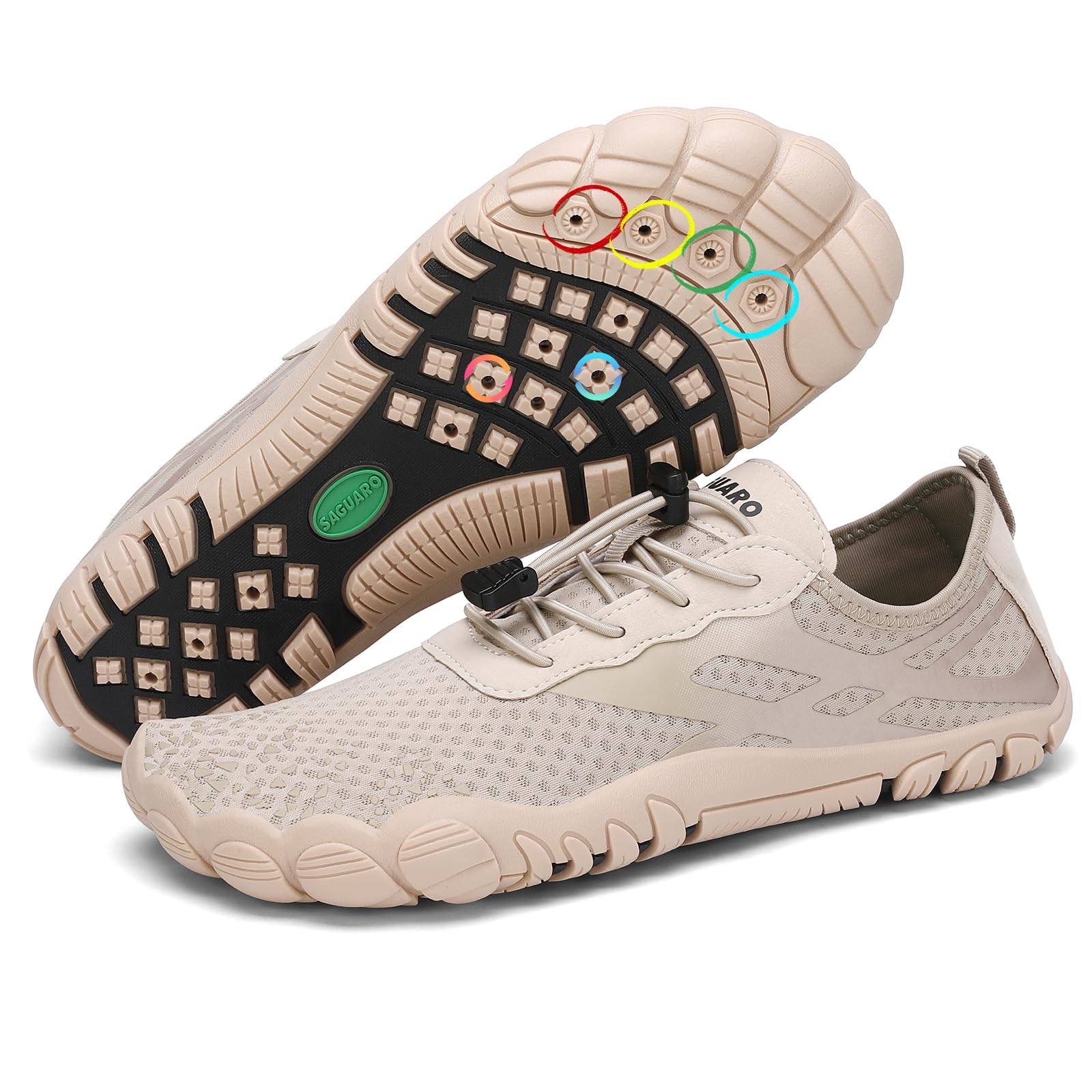 SAGUARO Scarpette Da Acqua Uomo Donna | Per Surf, Nuoto, Spiaggia | Antiscivolo E Traspiranti | Taglia 36-47 EU - Foto 7