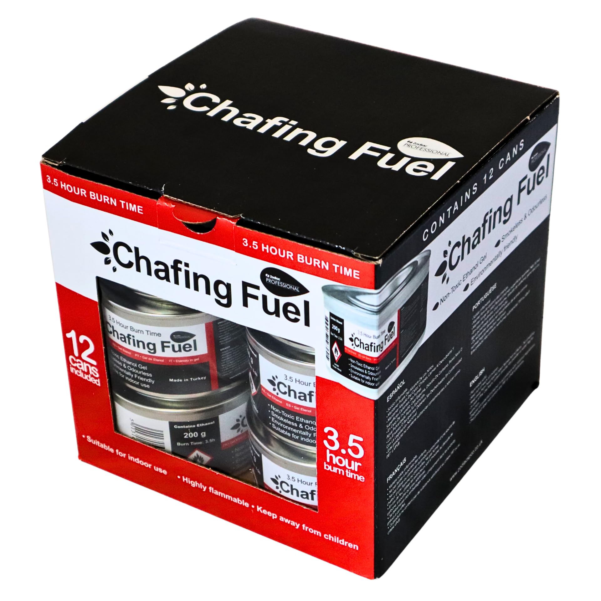 Zodiac ZSP CGE4 12 x 3.5 Hour Chafing Fuel Gel
