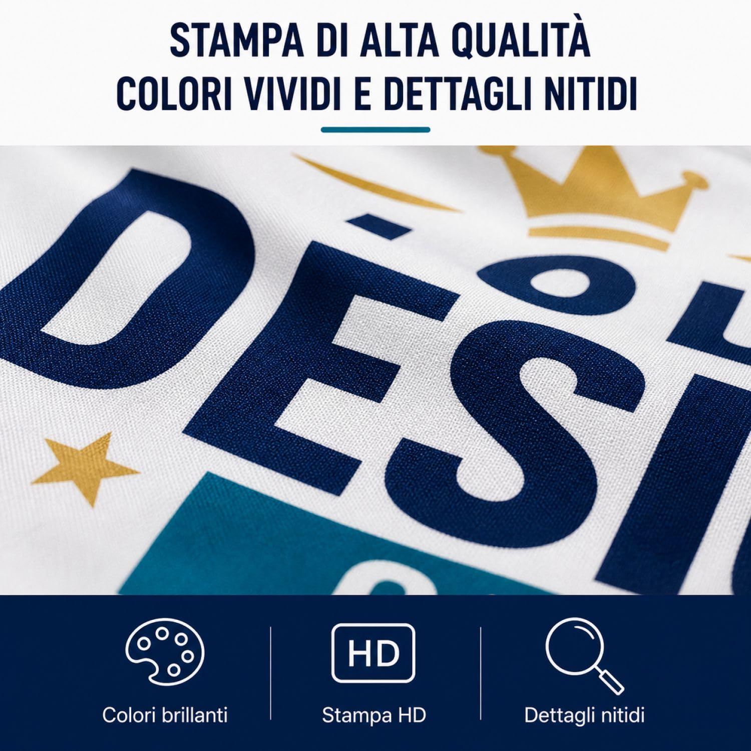 Bandiera Personalizzata - Personalizza Ora la tua bandiera - Inserisci testo, foto e/o immagini - 100% made in italy