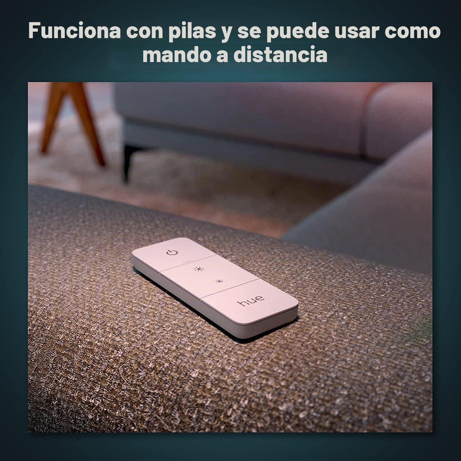 Philips Hue - Paquete de 2 interruptores de atenuación blancos (UE/Reino Unido) regulador inteligente para controlar lámparas y escenas de luz, interruptor de luz inalámbrico sin instalación, color