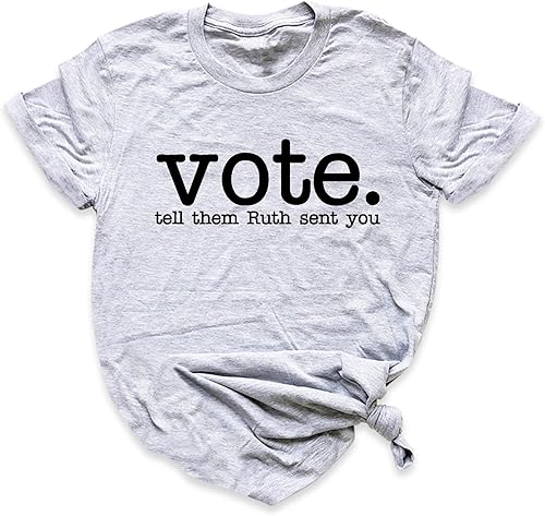 Miniatura 4 de VOTE Tell Them Ruth Sent You camiseta, Ruth Bader Ginsburg Camisa, Notorious camiseta, Send Me RBG Tee, Camiseta de la igualdad de los derechos