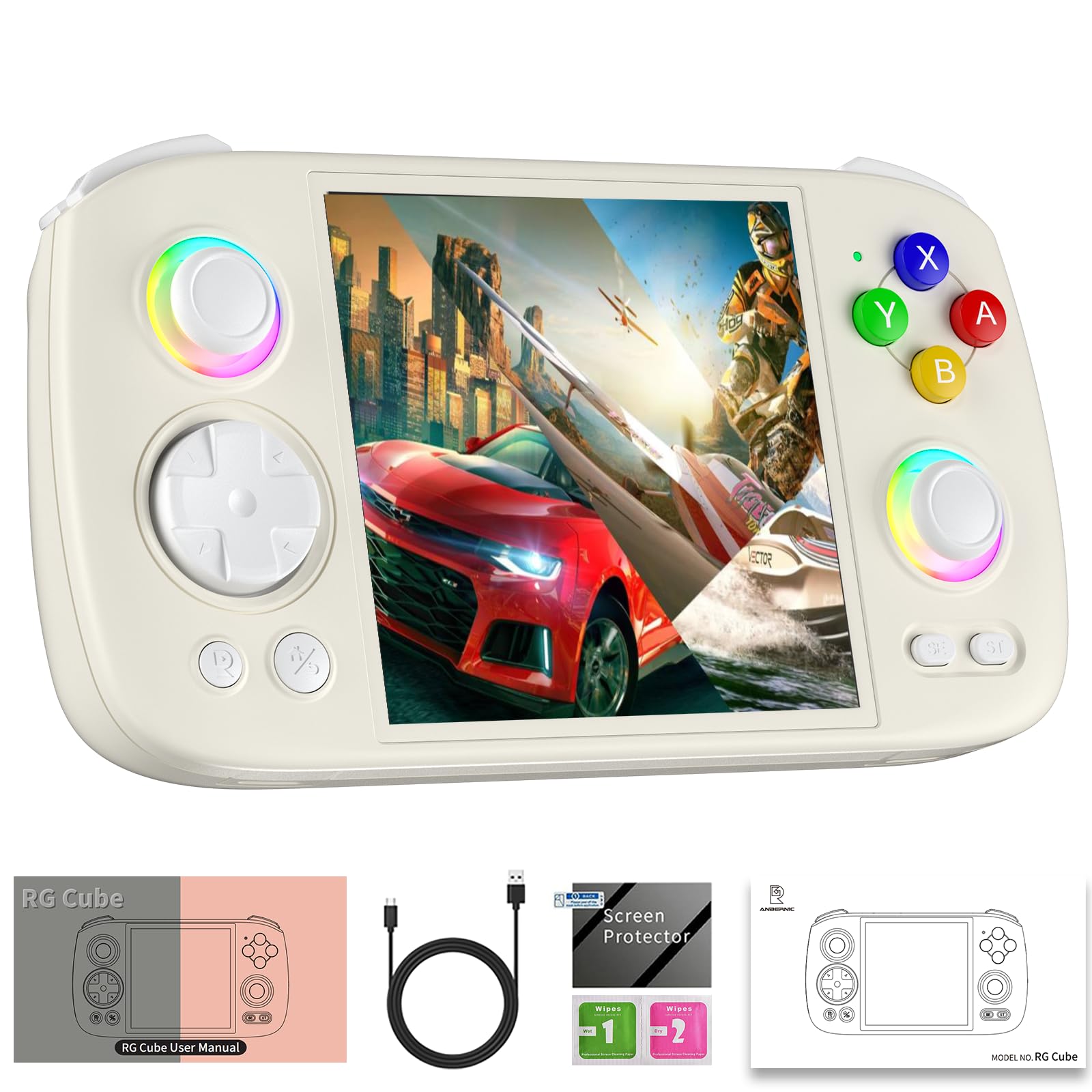 Amazon.com: RG Cube Retro Game Console Handheld Game Console No