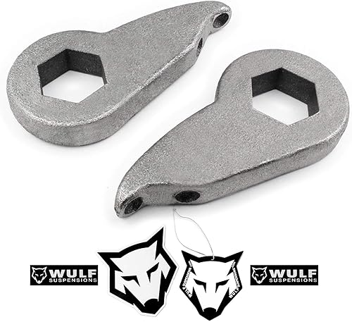 Wulf Kit de elevación de nivelación frontal Adj de 3 pulgadas, llaves de torsión compatibles con Ford F150 4X4 1997-2003