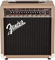 Vista 5 de Fender Amplificador de Guitarra Acoustasonic para Guitarra Acústica, 15 Vatios, con 2 Años de Garantía, Altavoz de 6 Pulgadas, Entradas Duales