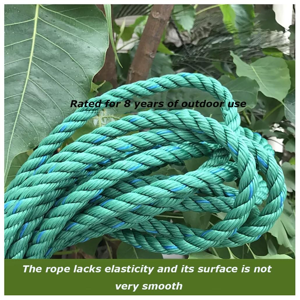 Cuerda De Plástico De Polietileno Pesca Rafting Camping Senderismo Caza Amarre Natación Ancla Rescate Rescate Práctica De Nudos 20mmx10m