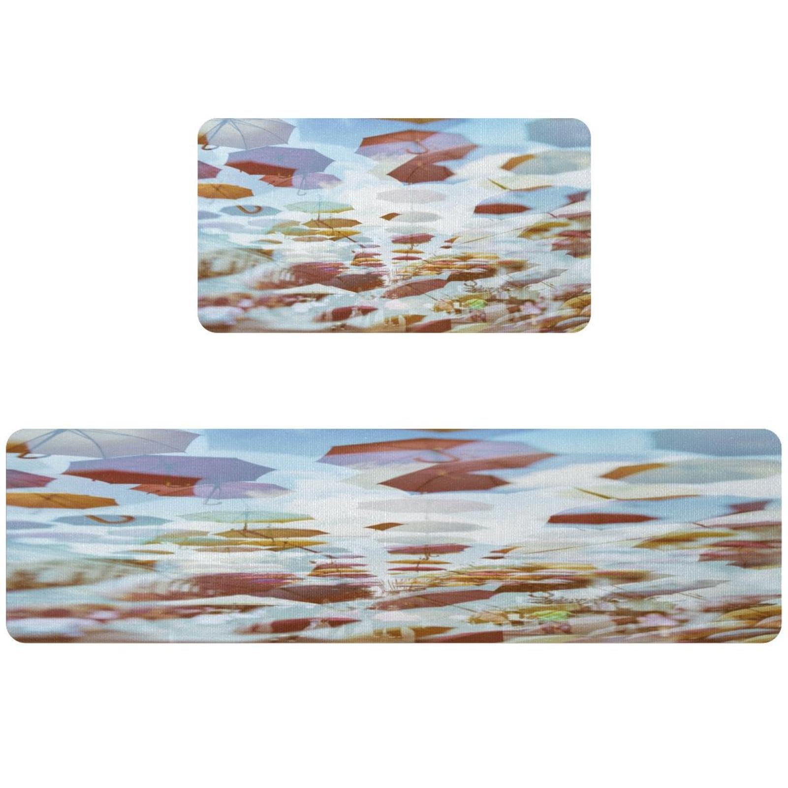 Tapis de cuisine multicolore idéal pour sécuriser et décorer votre buanderie ou couloir
